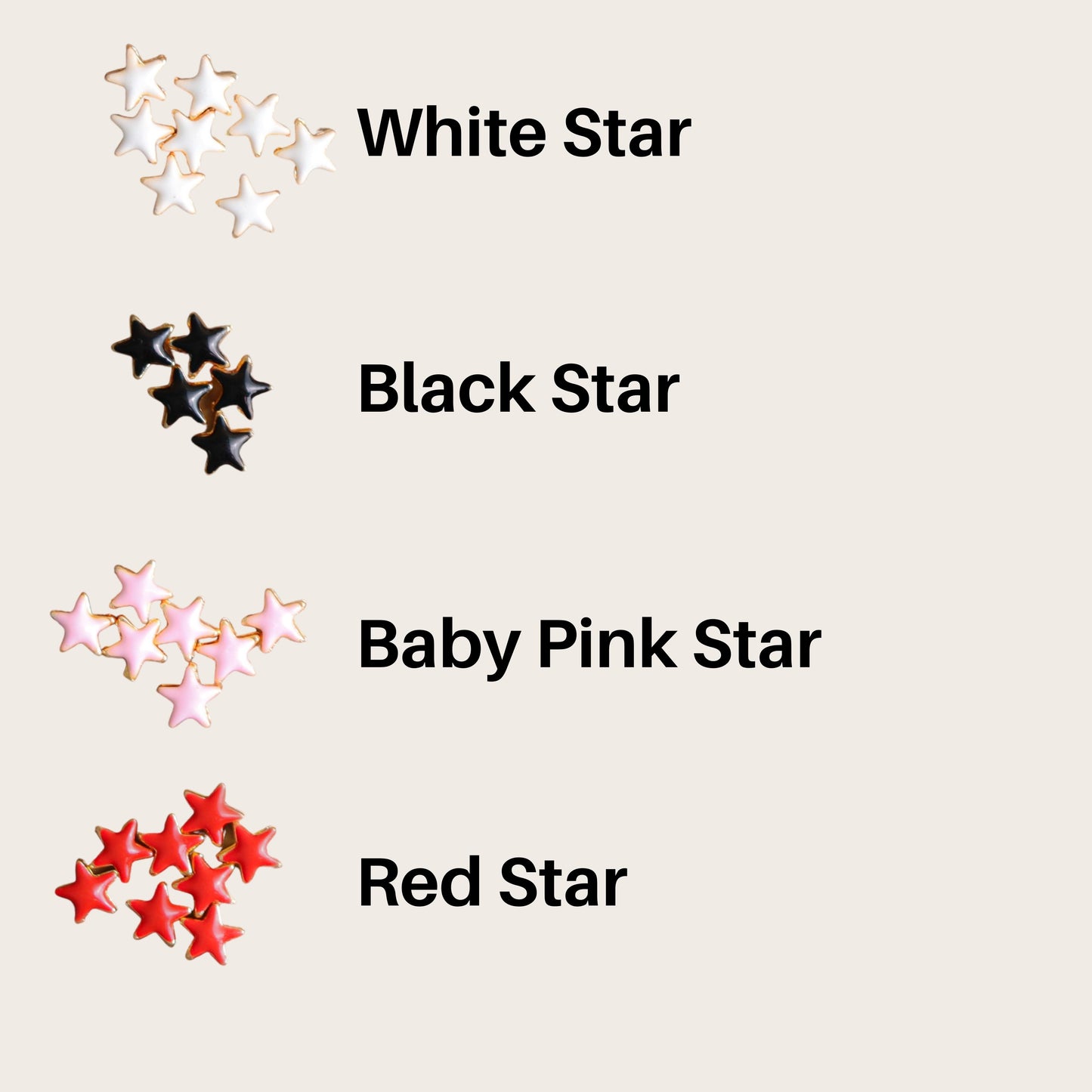 Personalized Colorful Star Beaded Matching Bracelets