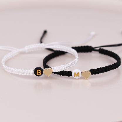 Custom Initial Bracelets For Couples and Friendships