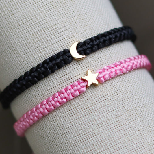 Moon - Star Matching Bracelets Set