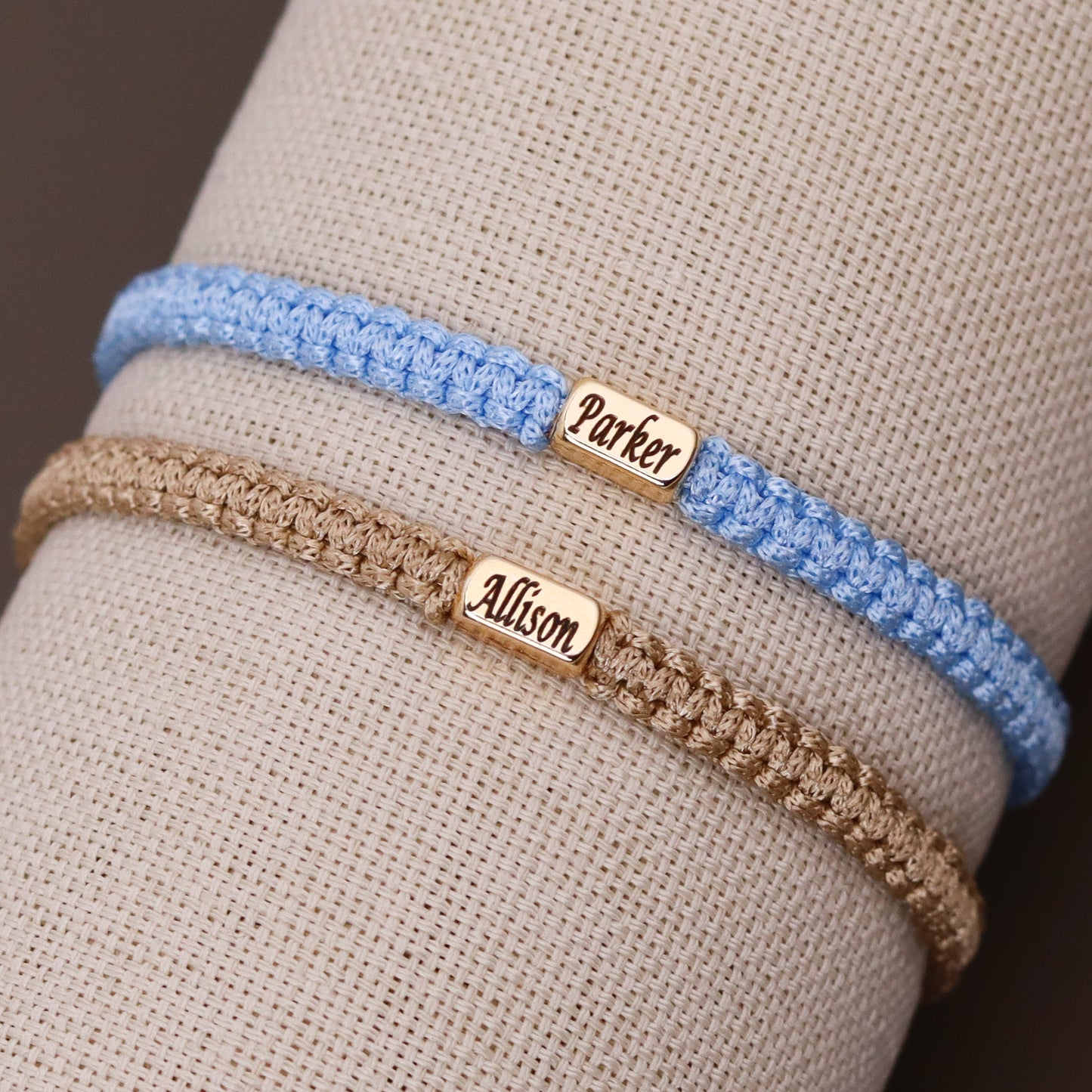 Minimalist Bar Bracelets with Engraved Name for Couples and Friendships